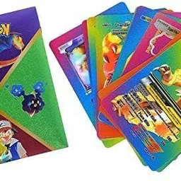 Assorted 10 Pcs Rainbow Foil Cards Pokermen Deck Box, Best Gift for Collectors-image-48