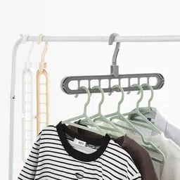 onex 9 Hole Clothes Hangers Multifunctional Smart Closet Organizer Plastic Coat Pack of 3 Hangers For Coat-picture-21