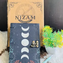 Moon Sepical Printed Diary Notebook With Lock Clasp For Gift/Office Use A5 Diary 200 200 Pages-image-43