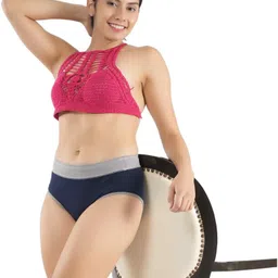 flirty fit Women Hipster Dark Blue Panty image 5