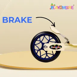 playmore Kick Cycle For Kids Adjustable Height, Foldable Handle Bar, Light Wheel Kick Kids Scooter image 5