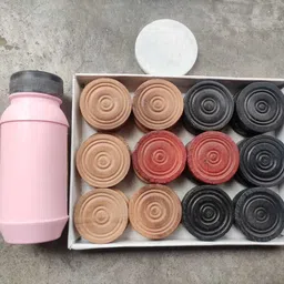 hyper Carrom Coin Set of 24 coins with Stricker And Powder Board Game Carrom Pawns Carrom Pawns-picture-23