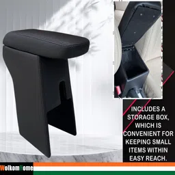 wolkomhome Armrest with Storage Box & Soft Cushion Pad Luxury Arm Rest Car Armrest image 5