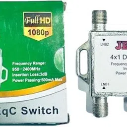 divinext DiSEqC Switch SW 4008 DiSEqC 2.0 Switch 4 in 1 Satellite Dish Connection Switch Digital Voltage Tester image 5