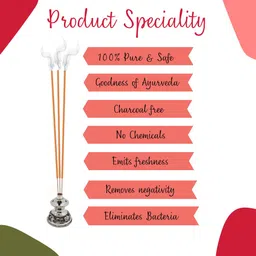flipkart smartbuy Lavender 30 Organic Incense Sticks For Puja Meditation & Negativity Pooja Lavender Premium Agarbatti image 4