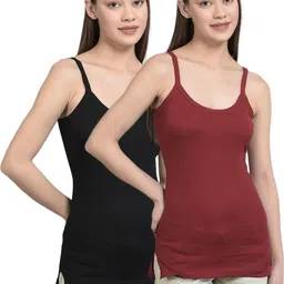 dollar missy Women Black, Maroon Camisole-picture-12
