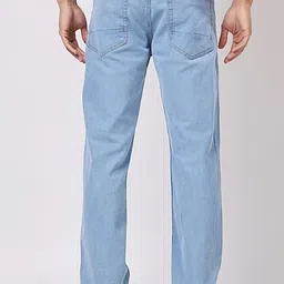 zaysh Men Regular Mid Rise Light Blue Jeans image 2