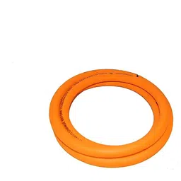 handu Indian Bharat Original 1.5 Meters Steel Wire Reinforced LPG Hose (Orange) with ISI Certified Use Gas Cylinder Regulator Lpg Hose Gas Pipe 3 Steel Wire Rubber Hose Pipe Original 1.5 Meters Steel Wire Reinforced LPG Hose (Orange) with ISI Certified Use Gas Cylinder Regulator Lpg Hose Gas Pipe 3 Steel Wire Rubber Hose Pipe Hose Pipe Hose Pipe image 2