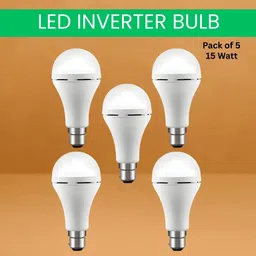 sacro 15W Rechargeable Emergency Inverter LED Bulb, Upto 4 Hours Battery For HomeBD114 4 hrs Bulb Emergency Light-picture-27