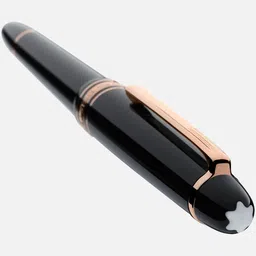 montblanc Meisterstuck Rose Gold-Coated Rollerball Classic Pen - Black Ink Roller Ball Pen image 3