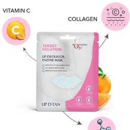 o3+ Lip Exfoliator Enzyme Mask for Reduce Lip Tan and Softens and smoothens image 2