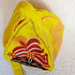 uas achyuta expert trading co Women Yellow Potli image 5