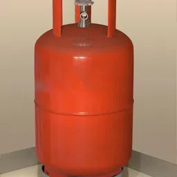 home-pro Stainless Steel Gas Cylinder Trolley with Wheels Pack of 1 Gas Cylinder Trolley image 2