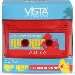 vista auto care Aura Hip Hop Car Air Freshener – Cassette Style Dashboard Perfume | Long Lasting Blocks-picture-38