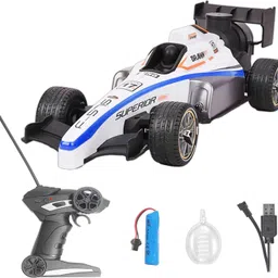kavana Remote Control Racing Car For kids with light, sound and Spray & musical toy image 1
