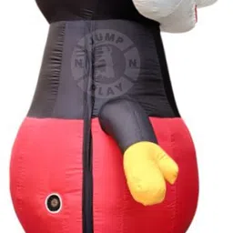 JUMP N PLAY MICKKY Cartoon Inflatable Air walking Costume With 6 to 8 Feet Elders Halloween Costume image 3