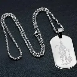 inites Micro-Carved Standing Hanuman Chalisa Gada Plate Pendant Locket-picture-20