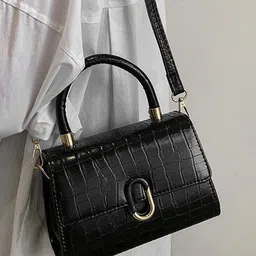 CORSICA Women Textured PU Bowling Handheld Bag-image-5