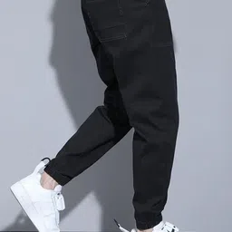 HERE&NOW Men Regular Fit Mid-Rise Low Distress Jeans image 4