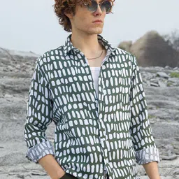 Campus Sutra Men Classic Printed Casual Shirt-picture-15