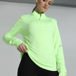 Puma Run Grid Fleece 1/2 Zip Running Top-picture-35