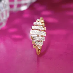 Mia by Tanishq Women 14KT Light Show Gold & Diamond Finger Ring- 2.19 g-picture-38