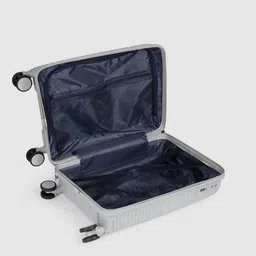 Teakwood Leathers Halfmoon Textured 360-Degree Rotation Hard Cabin-Sized Trolley Bag 38L image 4