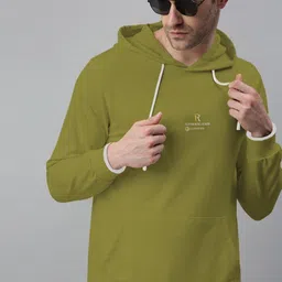 SHOWOFFFF Men Printed Hooded Sweatshirt image 2