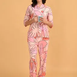 GOLDSTROMS Printed Mandarin Collar Top & Trousers-picture-11