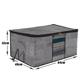 Kuber Industries Grey Set of 2 Regular Swab Storage Organisers image 2