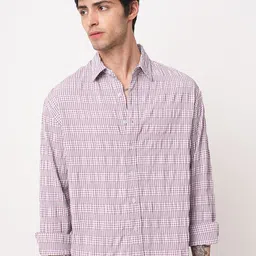 VASTRADO Men Classic Boxy Checked Casual Shirt-picture-12