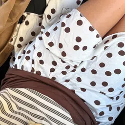 LULU & SKY Printed Asymmetric Mini Skirt image 3