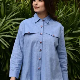 FUBAR Women Solid Shirt Collar Top-picture-27