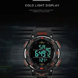 The Roadster Lifestyle Co Men Multi Function Digital Watch RDSTR-1235-RED image 5