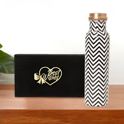 INTERNATIONAL GIFT Multicoloured Single Copper Solid Water Bottle-image-74