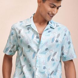 LOCOMOTIVE Men Floral Opaque Printed Casual Shirt-picture-46