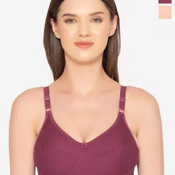 GROVERSONS Paris Beauty Pack of 2 Women Solid Non-Padded Bra image 1