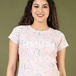 V-Mart Women Printed T-shirt-picture-32