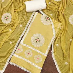 KALINI Embroidered Pure Silk Unstitched Dress Material-picture-22