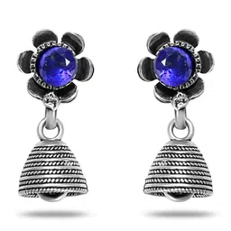 Joy of Jewels Silver-Plated Brass American Diamond Necklace & Earrings image 3