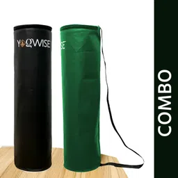yogwise Premium Quality Fabric Yoga Mat Carry Bag With Durable Zip (Pack Of 2)-picture-14