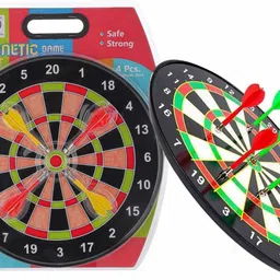 aditi toys Magnetic Dartboard with 4 Soft Darts, Suitable for Kids Soft Tip Dart image 2
