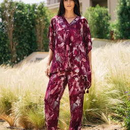 SANSKRUTIHOMES Women Printed V-Neck Night Suit-picture-13