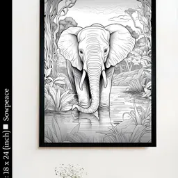 SOWPEACE Black & White 1 Piece Canvas Abstract Wall Photographs-image-75