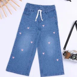 Pantaloons Junior Girls Flared Mid-Rise Mildly Distressed Jeans-image-57