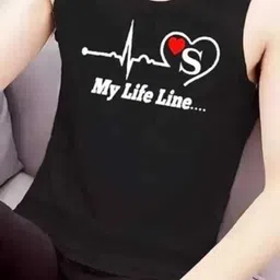 bqt Gym Alphabet Printed Lifeline Men Vest-picture-27
