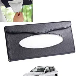 ayw Black Car Tissue Holder Rectangle Leatherite/Include Tissue/Save Space-057 Vehicle Tissue Dispenser-picture-11