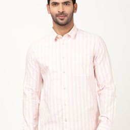 Indian Terrain Men Classic Slim Fit Striped Shirt-picture-20