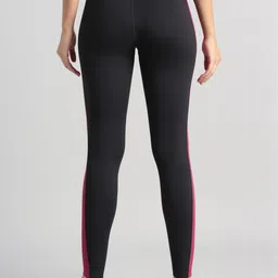 CULT COMFlex Women Black Transform Colourblocked High-Rise Tights image 5