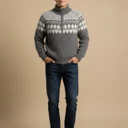 Mast & Harbour Men Fair Isle Colourblocked-picture-15